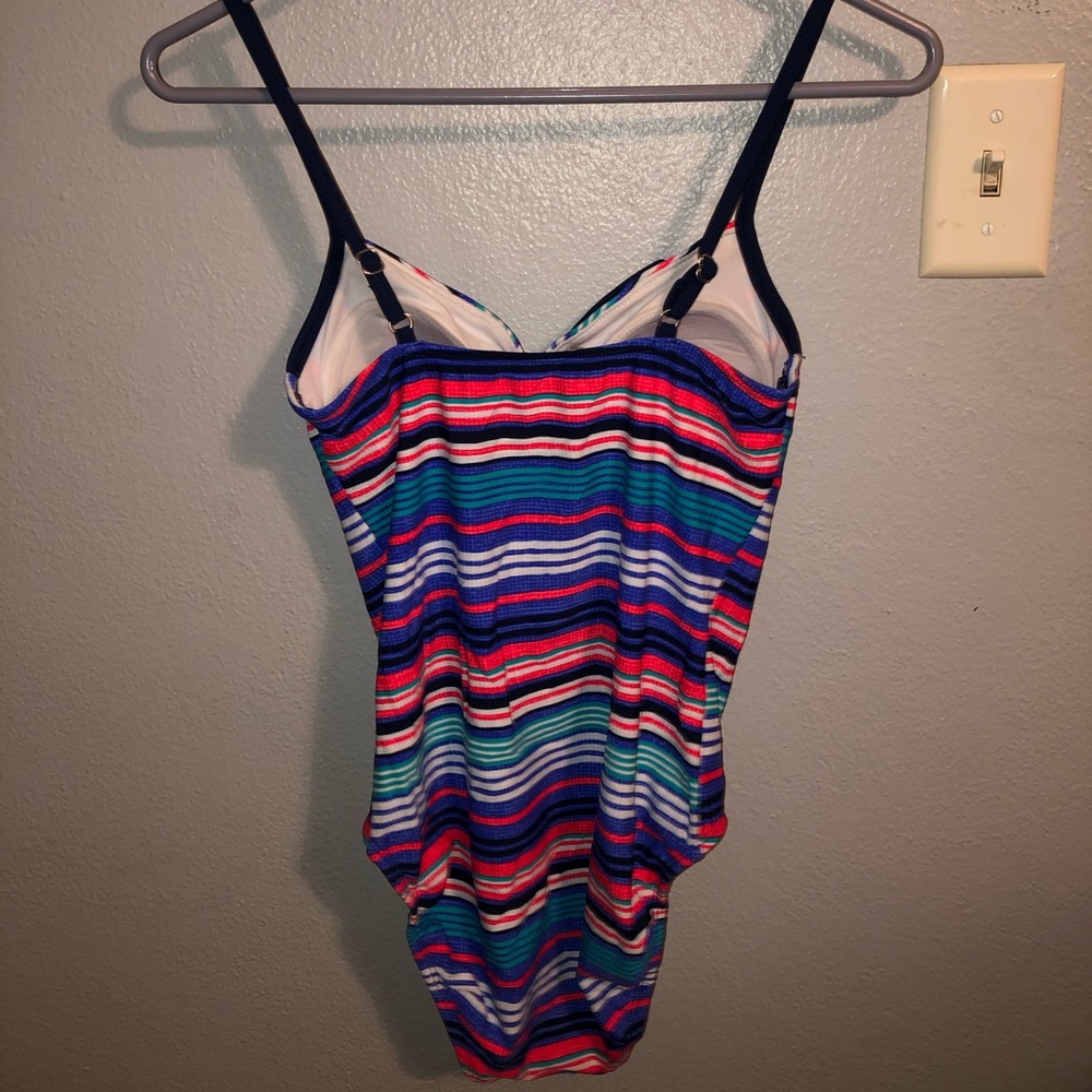 Striped One Piece - Picture 2 of 2